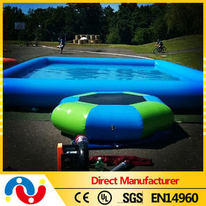 2015 venta al por mayor caliente piscina inflable de la nadada por encima del suelo inflable acero galvanizado piscina - Product Image 3