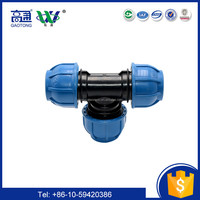 Bonne hdpe raccords à compression