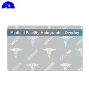 PVC Visitenkarte Hologramm Overlay Drucker ID-Karte, benutzer definierte ID-Karten Hologramm Overlay