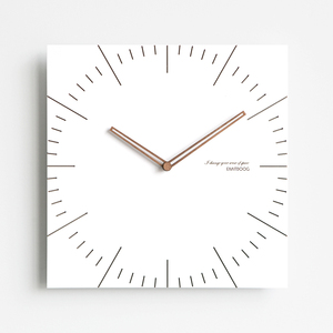 <span class=keywords><strong>Reloj</strong></span> <span class=keywords><strong>de</strong></span> Pared Cuadrado Blanco <span class=keywords><strong>de</strong></span> Madera EMITDOOG, <span class=keywords><strong>Reloj</strong></span> Decorativo 3D <span class=keywords><strong>de</strong></span> Cuarzo Creativo para el Hogar/Oficina/Hotel - Product Image 5