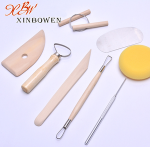 <span class=keywords><strong>Xin</strong></span> Bowen de cerámica creativa esponja barro herramientas arcilla cuchillo escultura cerámica arcilla herramienta - Product Image 2