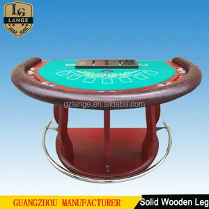 New Design Custom Blackjack Table Manufacture, China Manufacture Poker Table