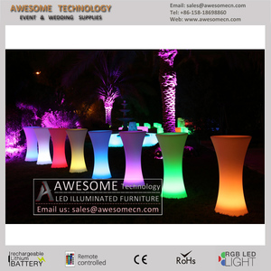 <span class=keywords><strong>Mesas</strong></span> de cóctel iluminadas / <span class=keywords><strong>Mesas</strong></span> altas en <span class=keywords><strong>alquiler</strong></span> con luz - Product Image 5