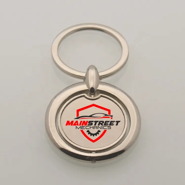 Du lịch Quà Tặng công ty In Logo xoay Khuyến Mãi Keyring