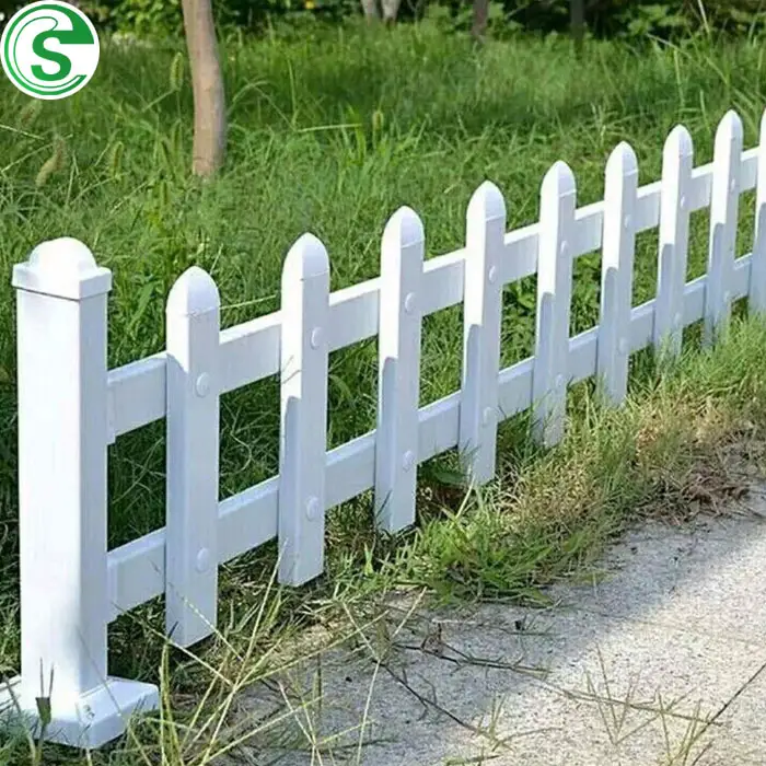 PVC di plastica bianco picchetto recinto per il giardino