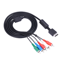 1.8m RCA AV Audio vidéo composant Composite câble pour PS1 PS2 PS3