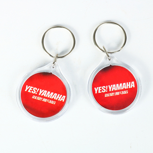 Stampa personalizzata piazza keychain acrilico bianco - Product Image 5