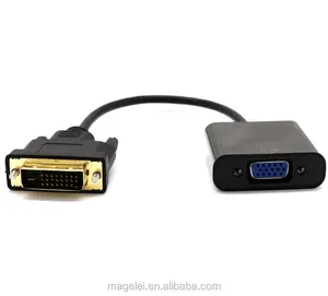 Chất lượng cao 1080 p mạ Vàng DVI TO VGA cáp chuyển đổi adapter với chip