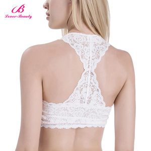 Precio de fábrica blanco encaje insertar pad sexy push up Sujetador deportivo - Product Image 2