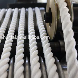 Plastic Cordage pp rope maker machine from Taian Haidai