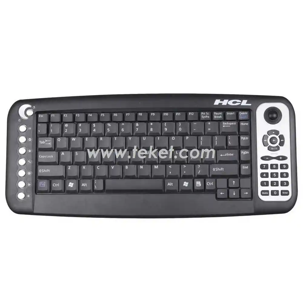 Bàn phím không dây 2.4 gam với Trackball doe Multimedia k7, Hệ thống điều khiển từ tích hợp âm thanh, Hiện đại kiểu dáng đẹp