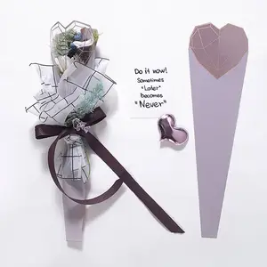 Цветочная сумка в форме сердца, миниатюрная сумка для букета, одиночная сумка в виде цветка