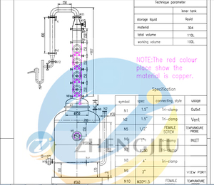Distillation continue de distillation industrielle prix de la <span class=keywords><strong>colonne</strong></span>, le distillateur - Product Image 2