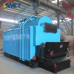 Rantai Grate Batubara Biomassa Dipecat Steam Boiler Untuk industri Kimia