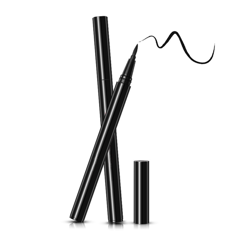 Бесплатный образец, новинка, стойкий макияж, черная Водостойкая Подводка для глаз, жидкая подводка