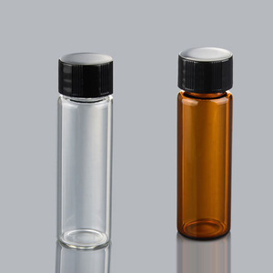 Tubo de prueba de vidrio de borosilicato alto, con tapa de tornillo, venta al por mayor y personalizada, en Más tamaños - Product Image 3