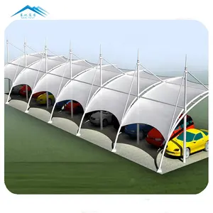 Moderna fabbrica di produzione di fai da te in metallo carports tenda utilizzato per il bus posto auto coperto rifugi per la vendita