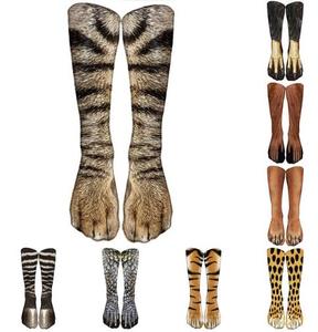 Chaussettes en forme de patte, accessoire pour animaux, thème Animal, dinosaure, tigre, chien, tasses imprimées en 3D - Product Image 1