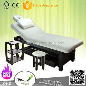 Lit de spa de style <span class=keywords><strong>Bali</strong></span> #332-Table de massage en bois 2T pour une utilisation en hôtel avec un design élégant - Product Image 3