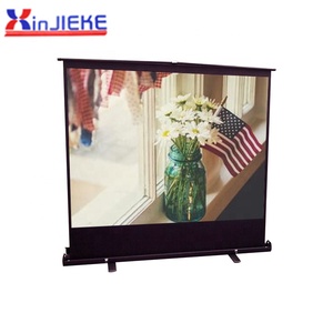 Tùy chỉnh sản xuất 130 inch tự làm 3d hd sàn điện màn hình chiếu đối với trang chủ - Product Image 2