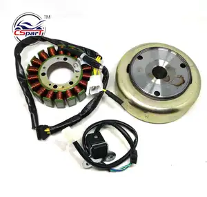 Magneto Stator 18 kutuplu 4 telli tetik volan Rotor 250CC CN250 CF250 172MM Kazuma Kinroad Dune Jonway Scooter ATV Quad gitmek