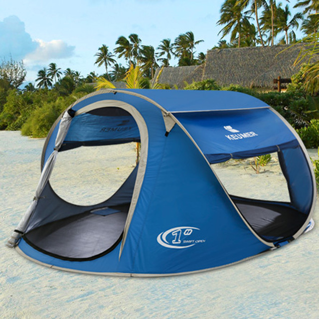 KEUMER 3-4 Personen Pop-up Zelt fr Strand, Camping & Outdoor