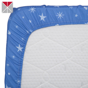 Pentagram inyección sistemas del lecho del bebé del algodón <span class=keywords><strong>de</strong></span> color azul sábanas <span class=keywords><strong>para</strong></span> <span class=keywords><strong>cuna</strong></span> - Product Image 6