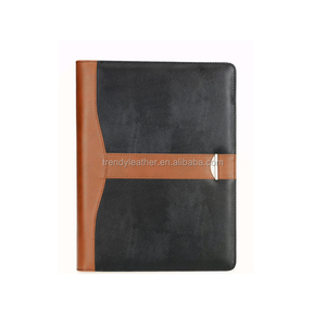 Porte-bloc-notes A4 personnalisé Faux cuir affaires Padfolio portefeuille classeur pour l'organisation et le classement des produits - Product Image 5