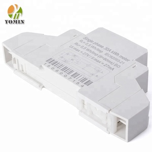 มิเตอร์วัดพลังงานไฟฟ้าแบบเฟสเดียว 127V/230V 5(30)A พร้อมสัญญาณพัลส์ จอแสดงผลแบบอนาล็อก ติดตั้งบนราง Din แบบสองสาย - Product Image 5