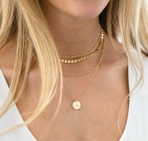 Collar de acero inoxidable con forma de océano, para mujer, surfista - Product Image 3