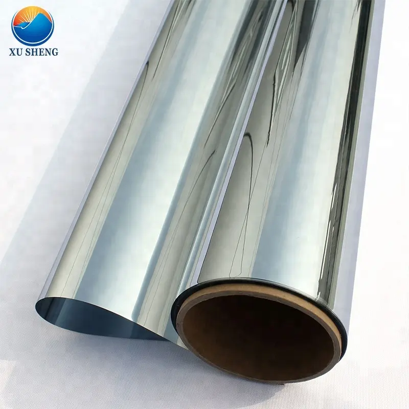 Silver Coated PET Glass Building Window Film