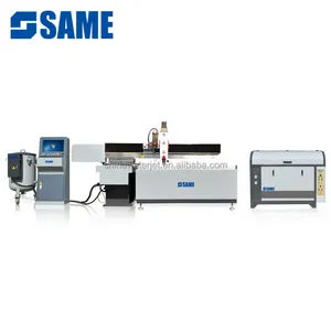 Mini waterjet cutting machine for glass Abrasive water jet cutter for glass