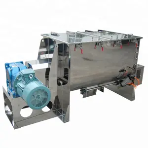 Karıştırma makinesi fabrika dayanıklı endüstriyel sınıf çeşitli malzemeler büyük miktarlarda yatay şerit mikser makinesi