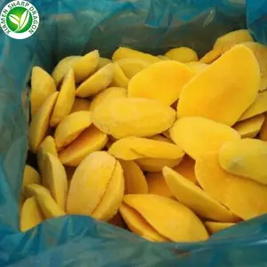 Exportation en gros iqf morceaux de mangue congelés