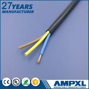 De alta calidad de cobre de 2.5mm cable de alimentación 2 núcleo de alambre eléctrico