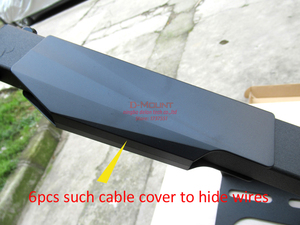 (NEW) 60kg 70" 65" 600x400 Retractable Heavy Duty <strong>Long</strong> <strong>Arm</strong> Lcd <strong>Tv</strong> Wall Mounts <strong>Bracket</strong> with Cable Cover Strong Full Motion - Product Image 5
