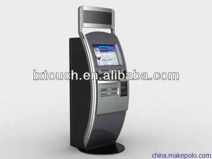 Высококачественный автономный платежный киоск с подтверждением счета, приемником монет, считывателем банковских карт
