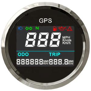 Nouveau Design Auto <span class=keywords><strong>Moto</strong></span> 52mm Numérique <span class=keywords><strong>GPS</strong></span> <span class=keywords><strong>Compteur</strong></span> de Vitesse D'odomètre De Mesure Kilométrage <span class=keywords><strong>Compteur</strong></span> De Voyage Réglable - Product Image 3