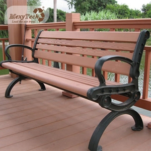 MexyTech anti-corrosión de ocio al aire libre esperando banco de pie de aluminio wpc en el Parque de <span class=keywords><strong>la</strong></span> <span class=keywords><strong>calle</strong></span> silla - Product Image 2