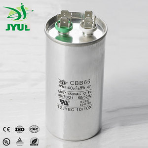 <span class=keywords><strong>Condensateur</strong></span> <span class=keywords><strong>Cbb65</strong></span> 35uf 50uf fourni par l'usine JYUE pour le démarrage et le fonctionnement des pompes à eau, forme ovale et ronde - Product Image 5