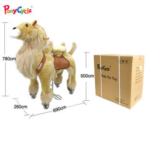 PonyCycle سعر جيد الحيوانات الألوان لعبة الحصان على عجلات - Product Image 4