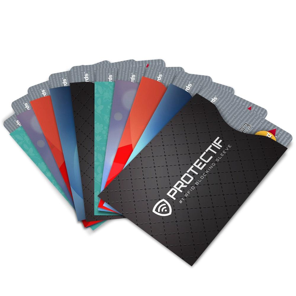 custom paper credit card sleeves | Set of 6 2 1/4 x 3 1/2 32 lb Custom-Printed Gift Card Sleeve (1