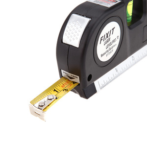 JY-03 8 FT 2.5 m Ölçme Ölçüm Bant Lazer Seviye Pro3 Ekipmanları 3 Yönlü Seviye Kabarcıklar ve Lazer ile Güç On/<span class=keywords><strong>Off</strong></span> Nivel Seviyesi - Product Image 3