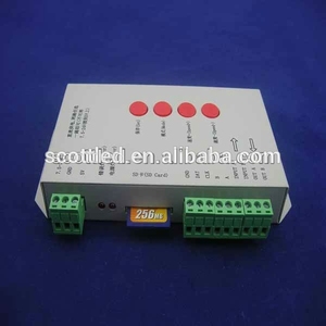 Chế Độ Thay Đổi Màu DIY Thẻ <span class=keywords><strong>SD</strong></span> Có Thể Nhận Biết T-1000S Bộ Điều Khiển Dải <span class=keywords><strong>LED</strong></span> Có Thể Lập Trình Cho Màu Sắc Mơ Ước - Product Image 3