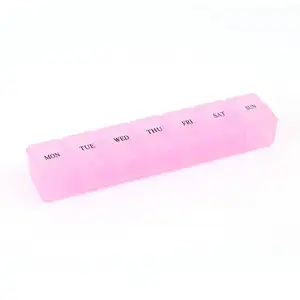 Environmental Health Comfortable Design 7 Days Pill Tablet Plastic Storage Box