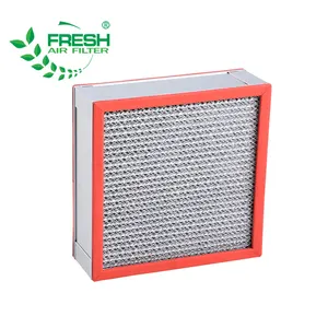 air filter box h13 h14 hepa pleated filter with aluminum alloy frame filtros de aire hepa