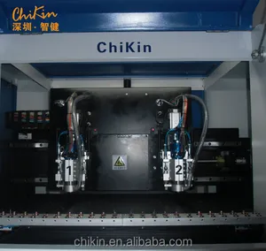 Zuinig Manual hand gereedschapswissel CNC Router 2 Hoofden CNC PCB Boren Routing Machine freesmachine cnc