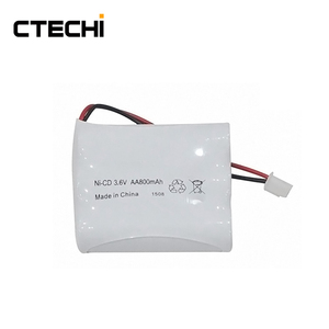 CTECHi 충전식 AA800 NICD 3.6V 800mAh 배터리 팩 - Product Image 2