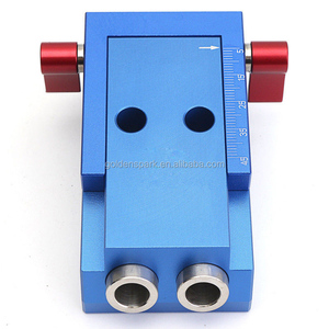 1Set Mini Poche Trou Perceuse Gabarit Kit + Étape Foret Ensemble Pour Outil De Menuiserie avec Boîte - Product Image 2