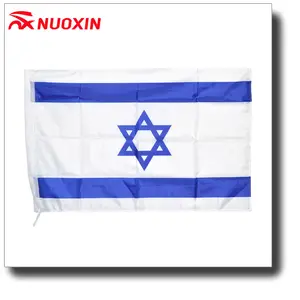 Bandeira de poliéster israel nx, venda quente por atacado a bandeira nacional do mundo